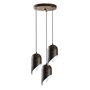 Opviq KESIK-6176-3-RETRO Lámpara de araña de metal Antiquation